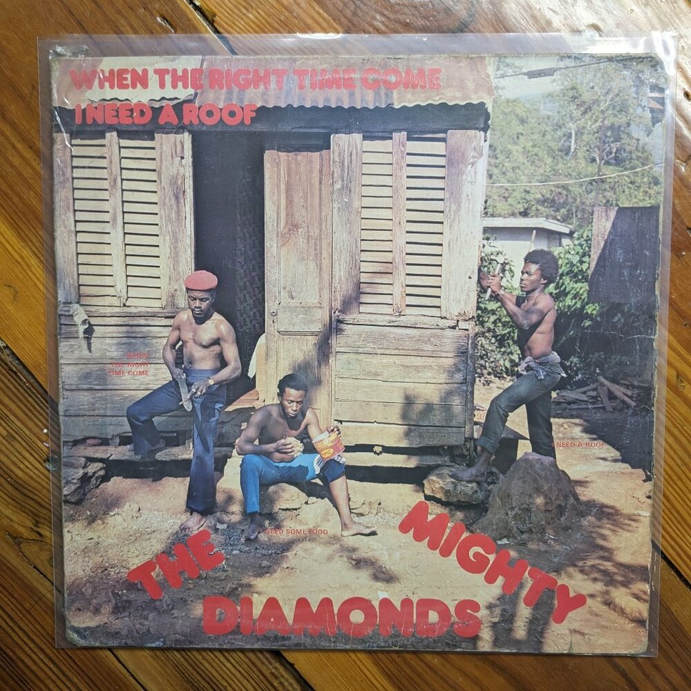 THE MIGHTY DIAMONDS-WHEN THE RIGHT TIME COME( I NEED A ROOF) 1976 1st ultra Rare